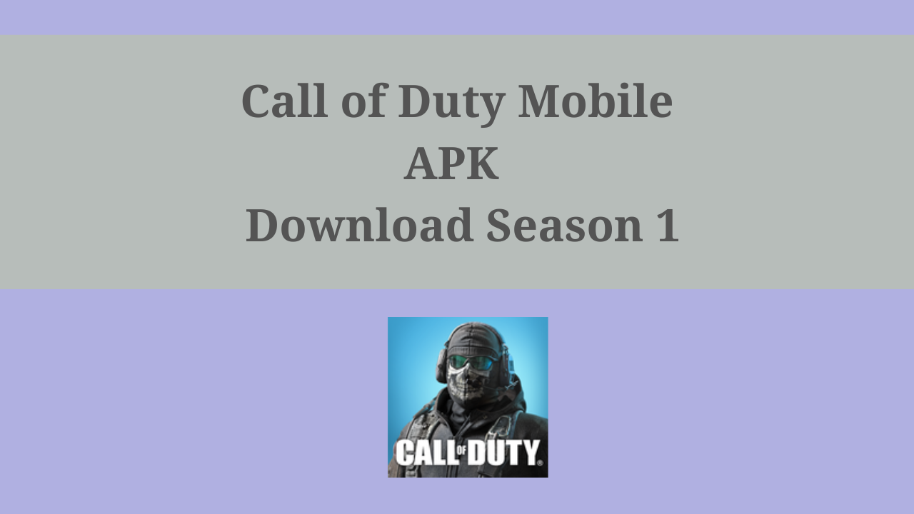 call of duty season 1 apk